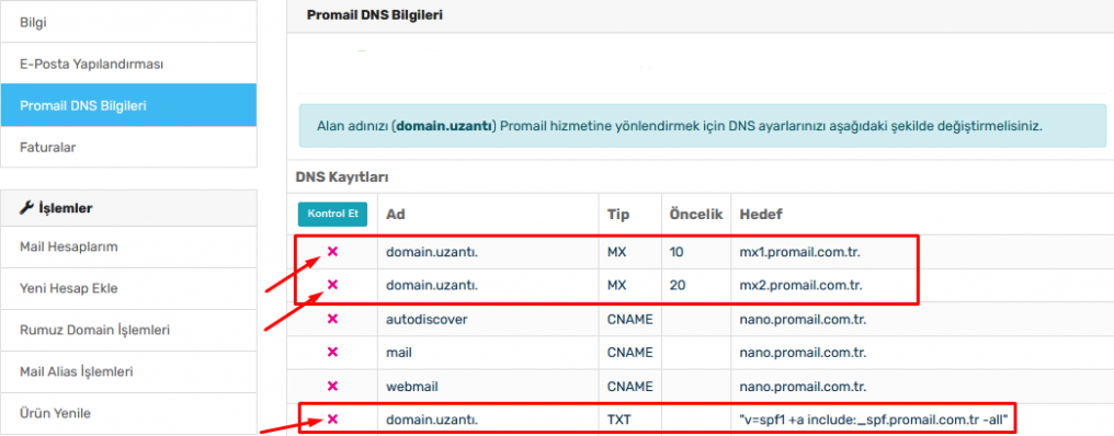 outlook 2016 pop3 ekleme 4