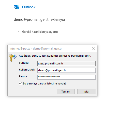 outlook 2016 pop3 ekleme 5