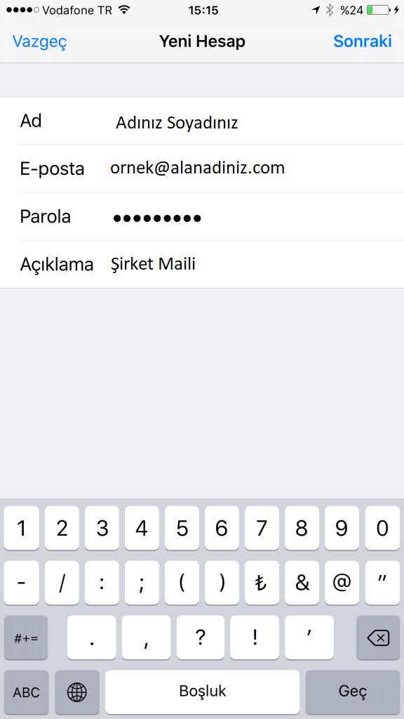 promail i phone kurulum 3