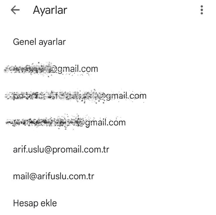 android gmail aplikasyonuna kurumsal eposta ekleme 1