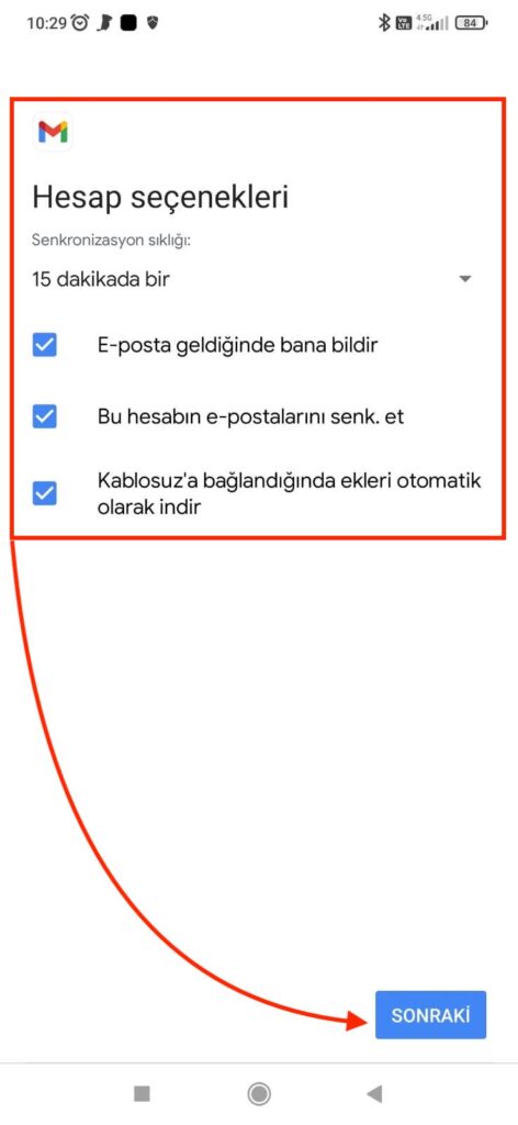 gmail aplikasyonuna kurumsal eposta ekleme 8