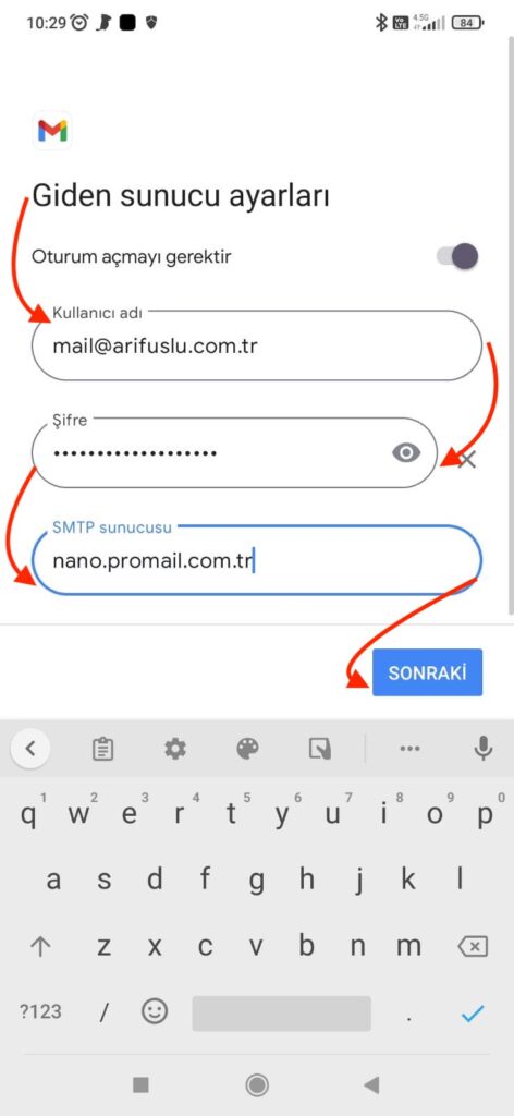 android gmail aplikasyonuna kurumsal eposta ekleme 6